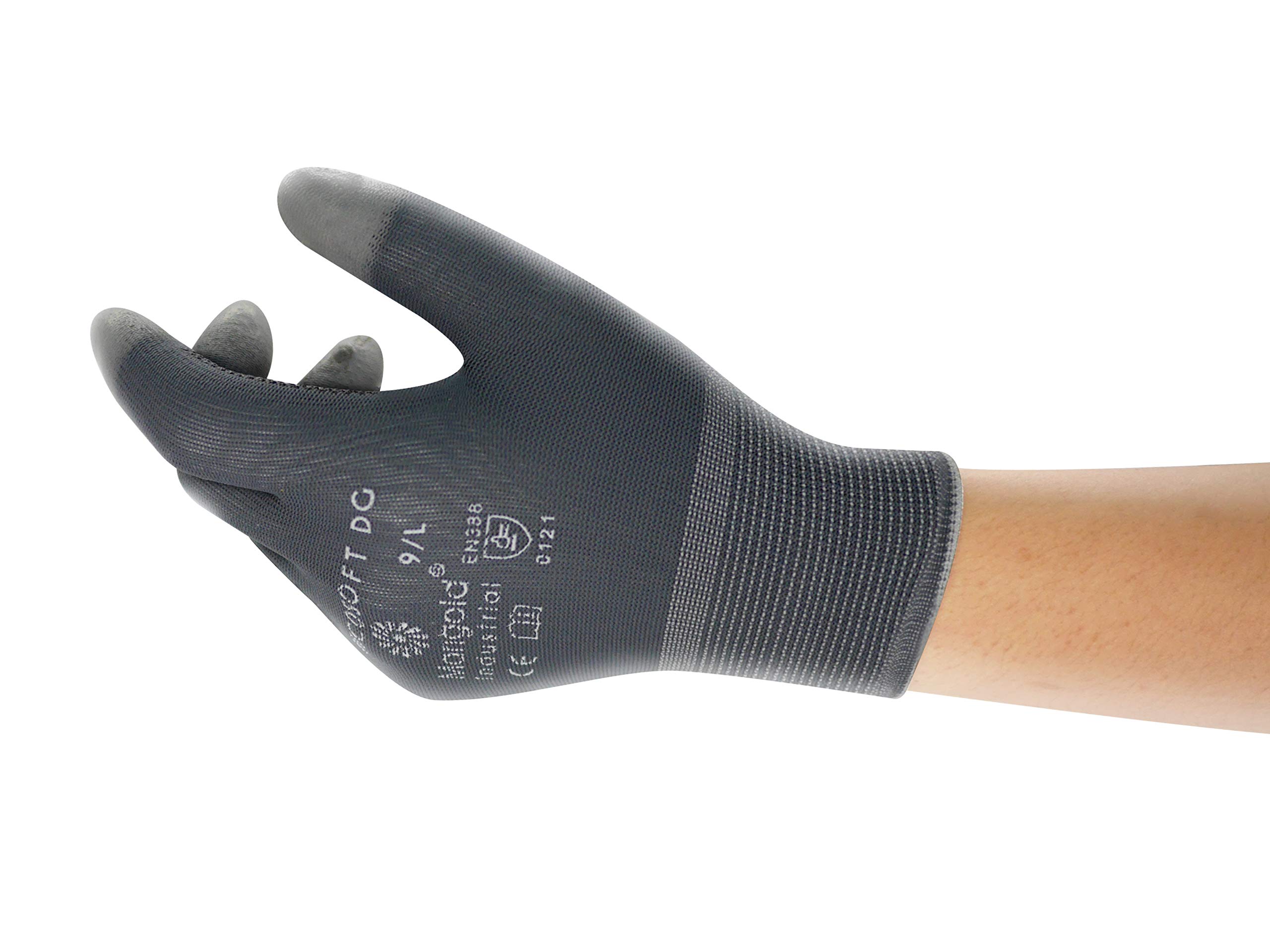ansell-picosoft-dg-gants-travail-gris-taille-s-lot-12-paires image 1