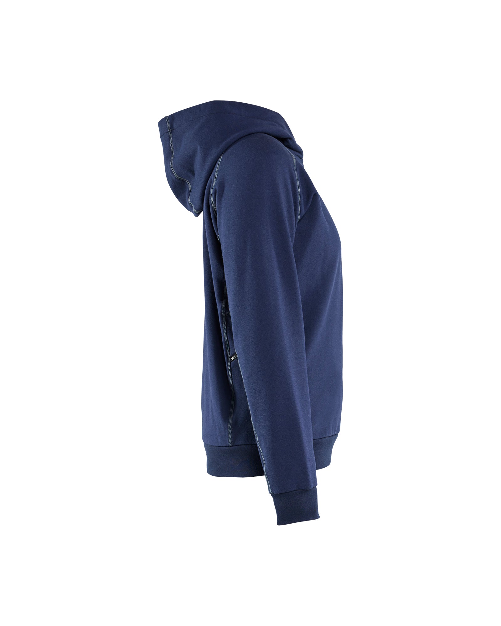 blaklader-hoodie-ignifug-femme-bleu-marine-poche-kangourou image 3