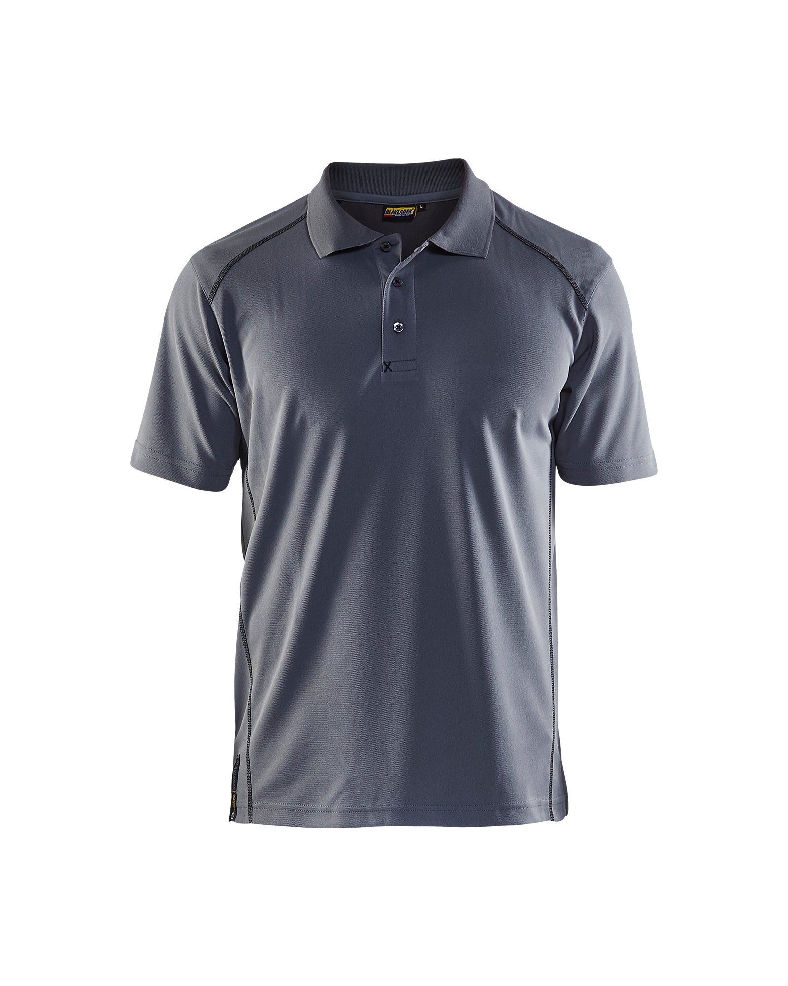 blaklader-sport-polo-travail-gris-l-ger-anti-uv image 1