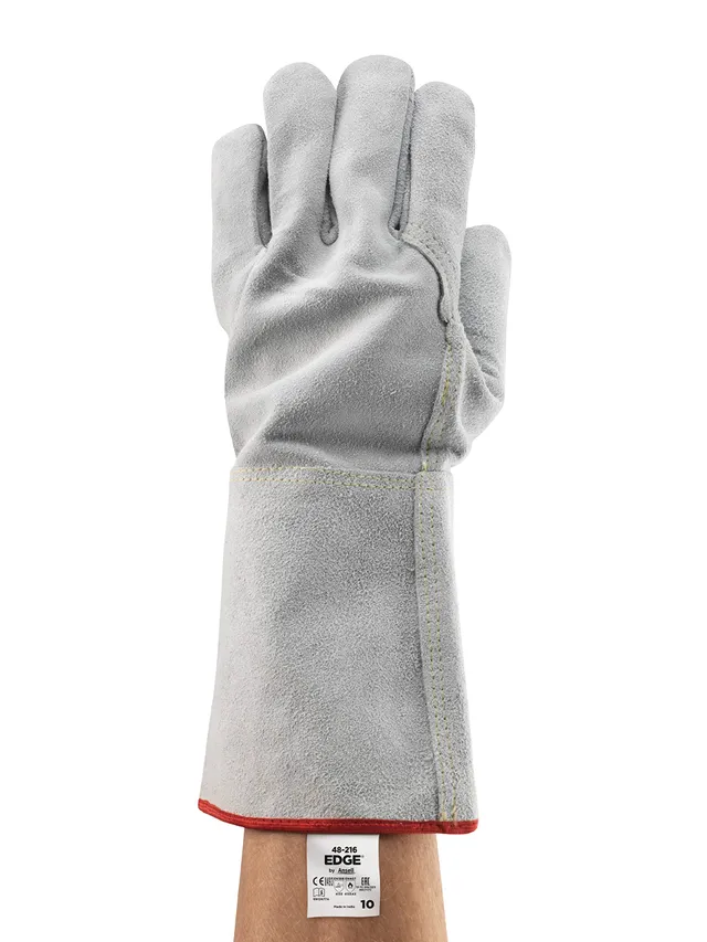 ansell-edge-48-216-gants-soudure-mig-2xl-lot-6-cuir-chaleur image 1