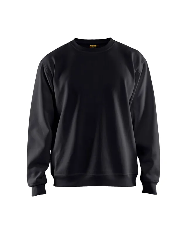 blaklader-blanks-sweat-col-rond-noir-coton image 1