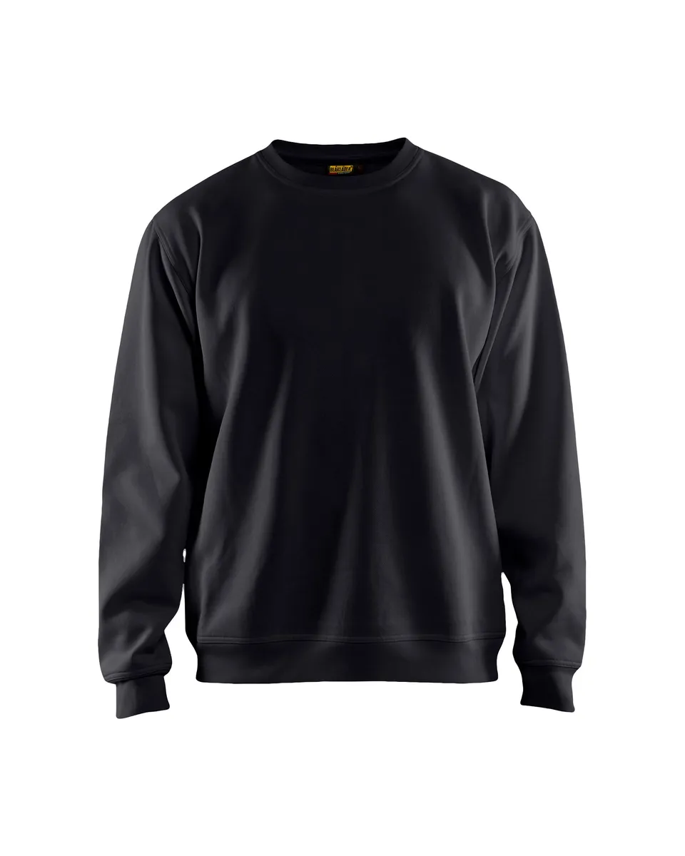 blaklader-blanks-sweat-col-rond-noir-coton image 1