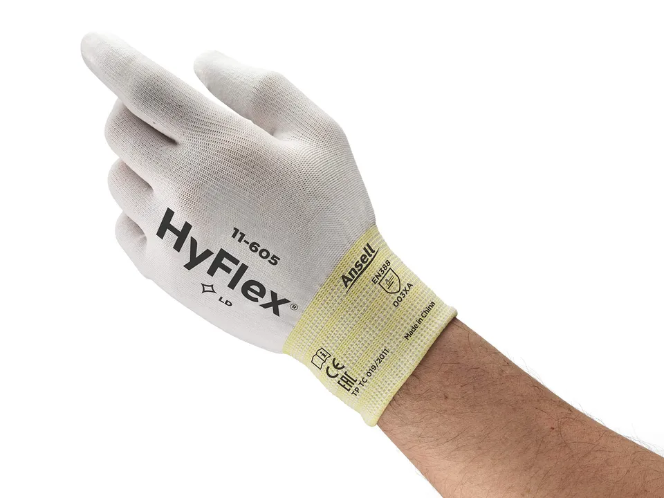 ansell-hyflex-11-605-gants-nylon-fins-xs-12-paires image 1