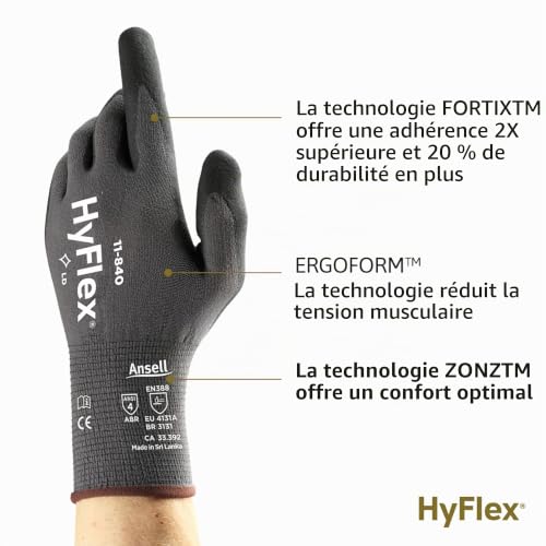 ansell-hyflex-11-840-gants-nitrile-noirs-taille-10-lot-12-paires image 7