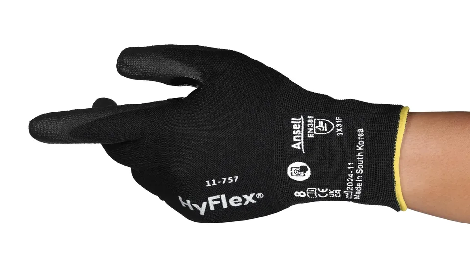 ansell-hyflex-11-757-gants-de-travail-taille-6-xs-lot-12-m-canique image 1