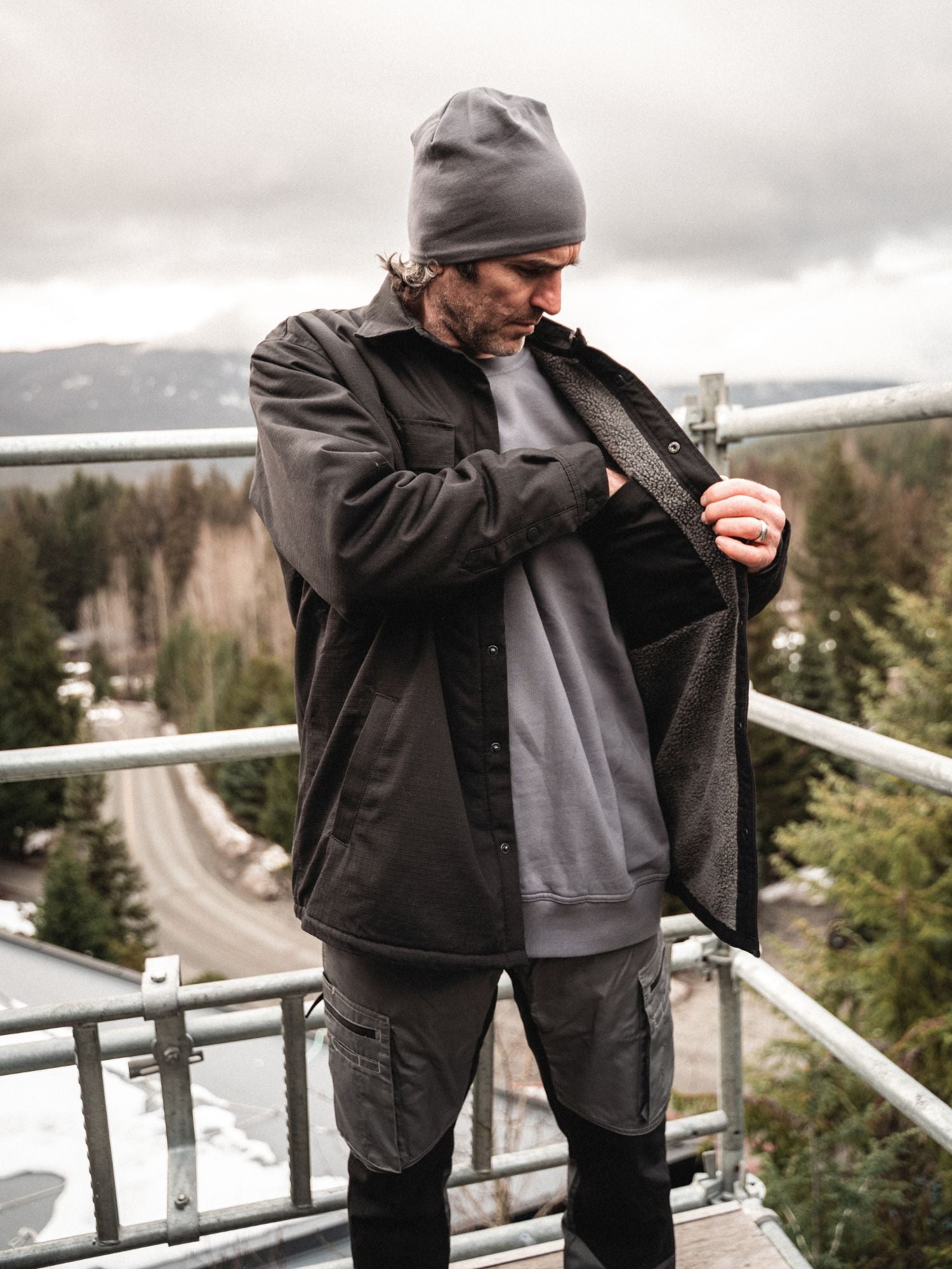 blaklader-ripstop-veste-travail-bleu-marine-doubl-e image 4