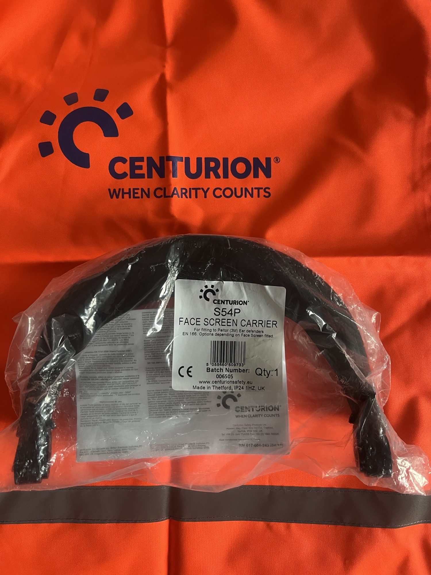 centurion-s54p-support-cran-facial-peltor-porte-visi-re image 2