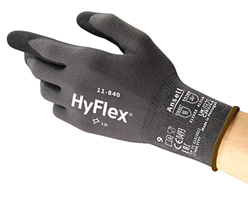ansell-hyflex-11-840-gants-nitrile-noir-taille-6-anti-abrasion image 4