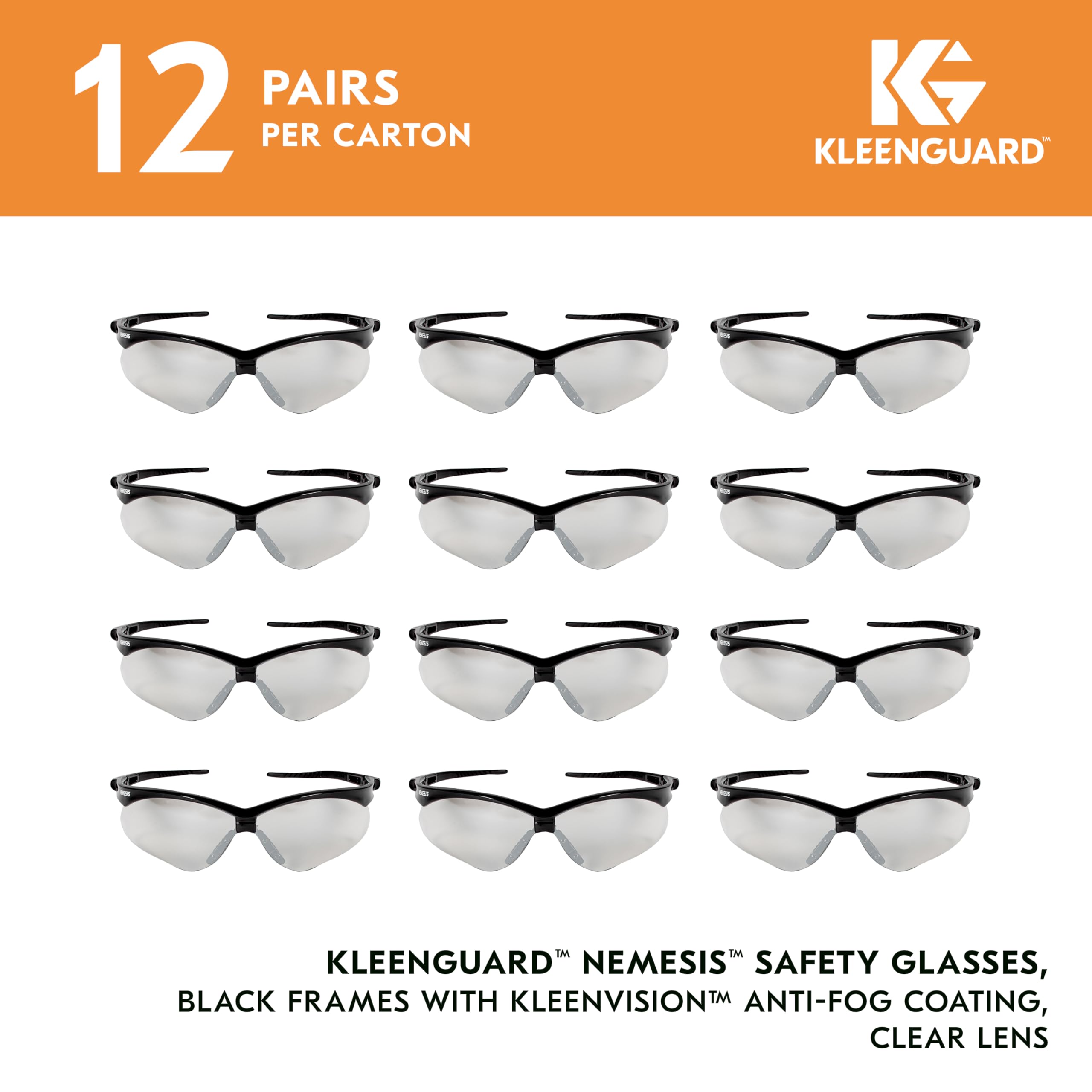 kleenguard-jackson-nemesis-v30-lunettes-transparentes-lot-12 image 2